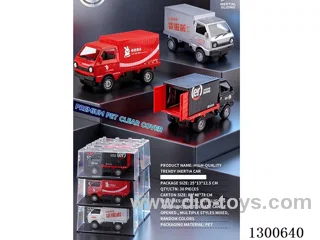 1:24 Cargo Truck (inertia car) with lights and music, openable doors, battery included