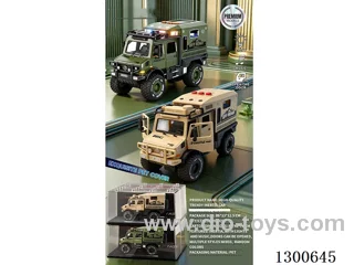 1:24 Unimog Mercedes-Benz Inertia Car W L/M/openable door included battery