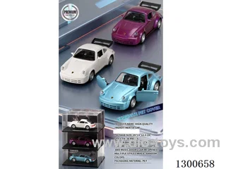 1:24 Classic Porsche 911 (inertia car) W L/M/openable door, battery included