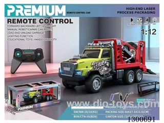 1:14 4ch RC PVC Transport Construction Racer with Lights and Battery Included