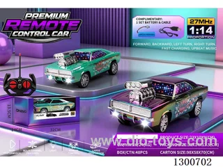 1:14 4ch RC Car Dodge Muscle Car (battery included)