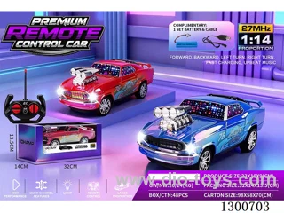 1:14 4ch RC Car Dodge Muscle Car (battery included)
