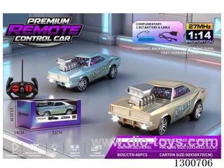 1:14 4ch RC Car Dodge Muscle Car (battery included)