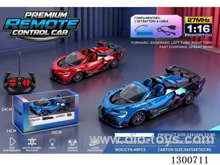 1:16 4ch RC Bugatti Convertible (battery included)