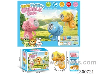 bubble toys included battery 3 colors