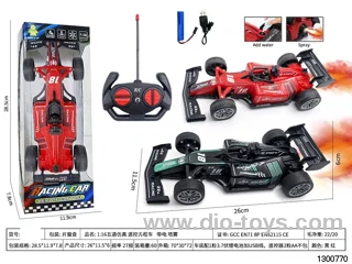 1:16 Wutong Simulated Remote-Controlled Formula Car, with Battery and Spray