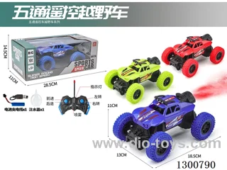 1:20 5ch rc car with light/spray included battery 3 colors
