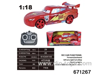 4CH rc car Lamborghini in window box (not include battery)