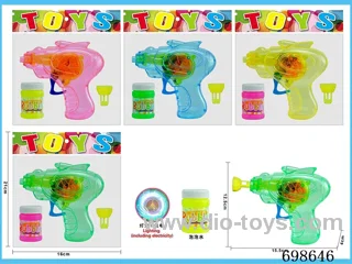 Bubble Gun with light in OPP BAG
