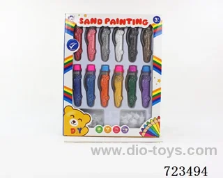 20 pieces of children's sand painting set handmade DIY making hands-on educational toys