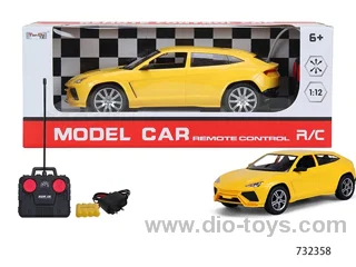 1:12 4ch Lamborghini SUV RC car with lights included battery