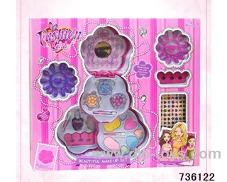 cosmetics in color box