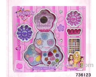 cosmetics in color box