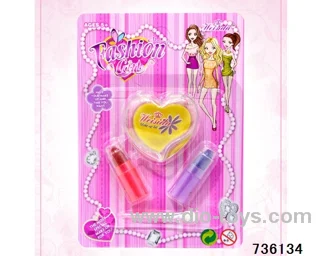 cosmetics in blister card