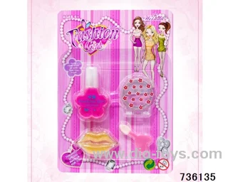 cosmetics in blister card