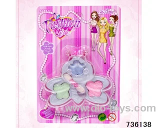 cosmetics in blister card