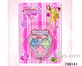 cosmetics in blister card
