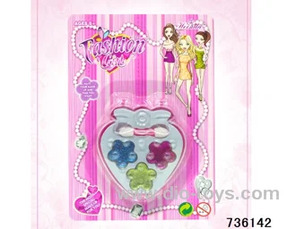 cosmetics in blister card