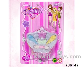 cosmetics in blister card