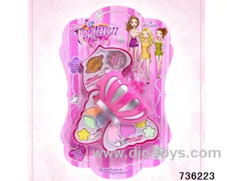 cosmetics in blister card