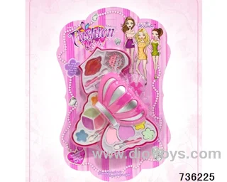cosmetics in blister card