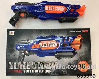 Soft bullet gun in color box