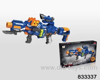 B/O soft bullet gun in color box