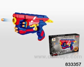 Soft bullet gun in color box