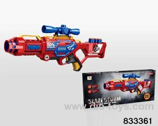 Soft bullet gun in color box