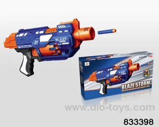 B/O soft bullet gun in color box