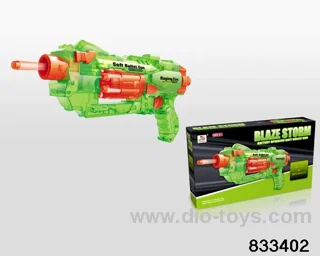 B/O soft bullet gun in color box
