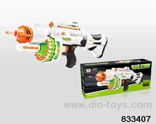 B/O soft bullet gun in color box