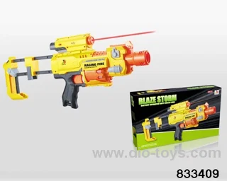 B/O soft bullet gun in color box