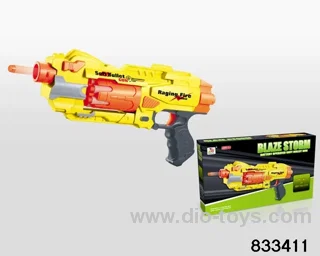 B/O soft bullet gun in color box