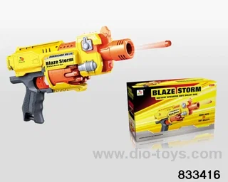 B/O soft bullet gun in color box