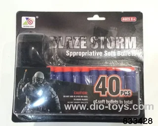 bullet in 40pcs blister card 2 set mixed loading