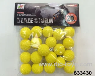 bullet in 20pcs PP bag with header