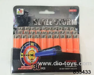 7.2cm bullet in 30pcs blister