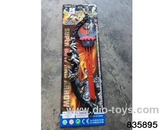 Bow and arrow in blister card