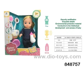 14 inch doll with ic in window box