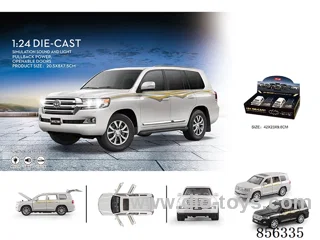 1:24 pull back alloy car W L/M in 4pcs display box