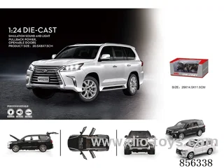 1:24 pull back alloy car W L/M in window box