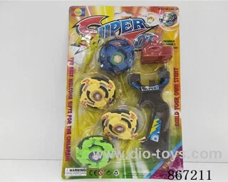 Plastic Combat Top with handle (4 PCS)