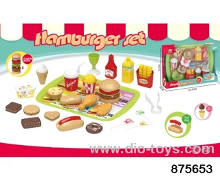 fast food set in 19pcs window box