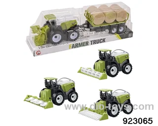 Inertial farmer harvesting locomotive in PVC cover