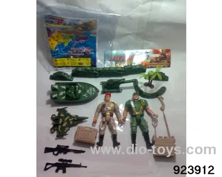 Military set in PP bag with header