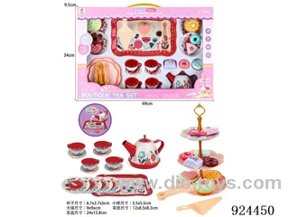 TEA SET IN WINDOW BOX