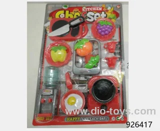 kitchen set in blister card