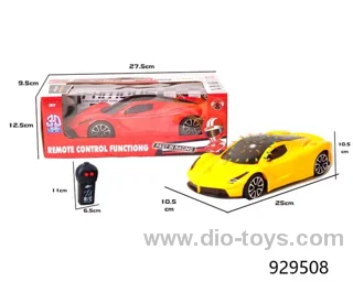 1:18 2 ch rc car with light in window box 2 asstd not included battery