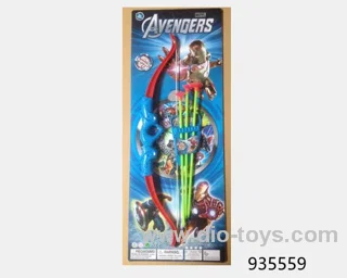 Bow and arrow in blister card